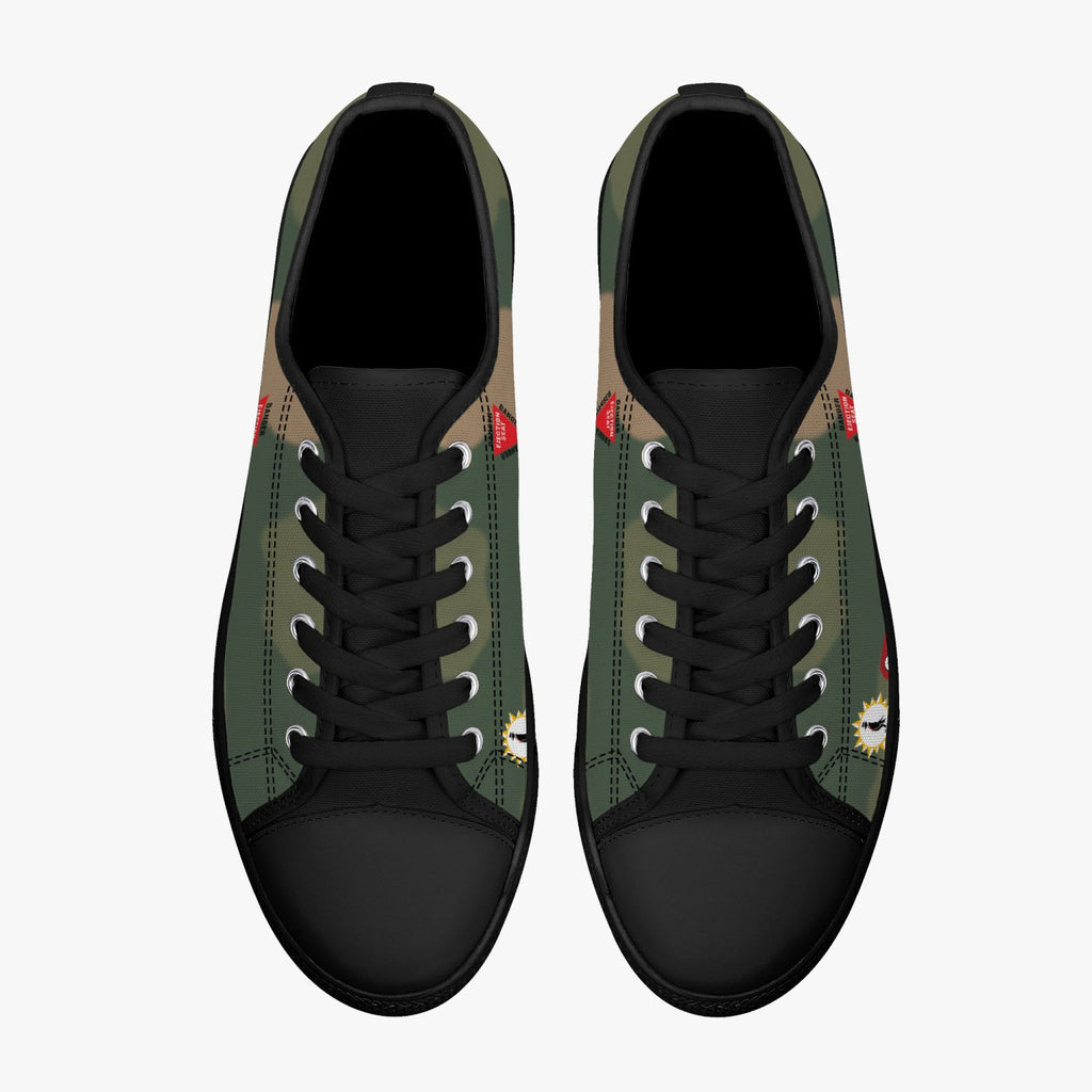 F-105 "Old Crow II" Low Top Canvas Shoes - I Love a Hangar