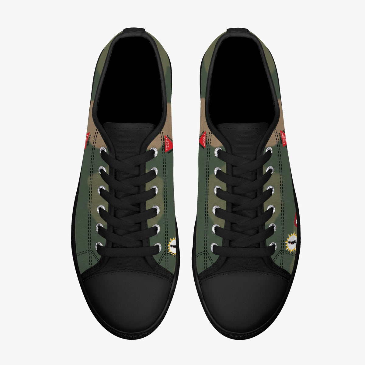 F-105 "Old Crow II" Low Top Canvas Shoes - I Love a Hangar