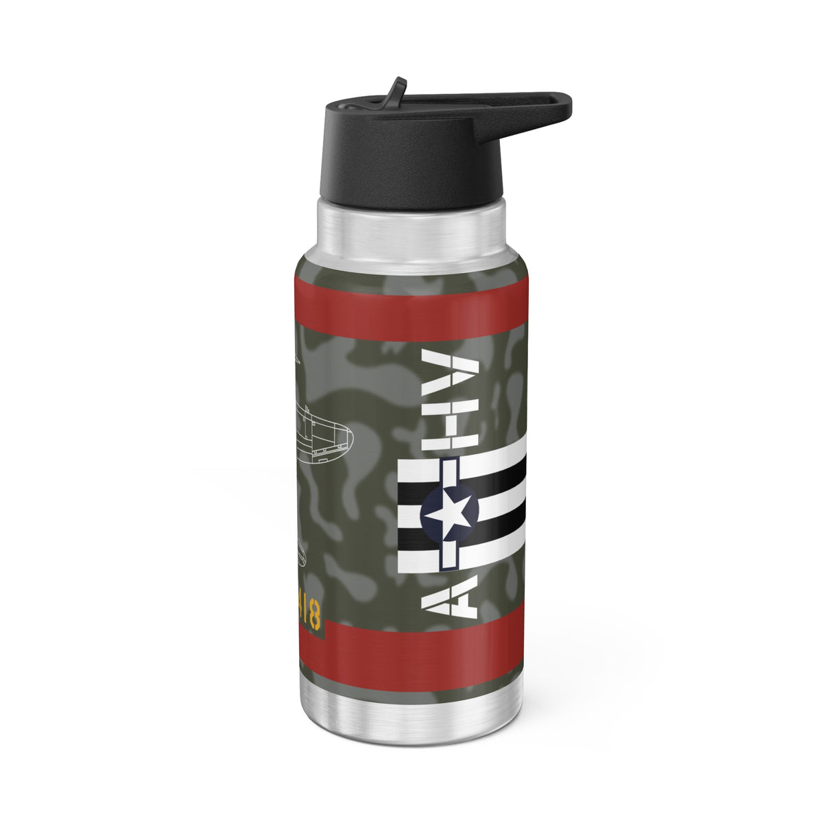 P-47 of Gabby Gabreski Inspired Tumbler, 32oz (950ml) - I Love a Hangar