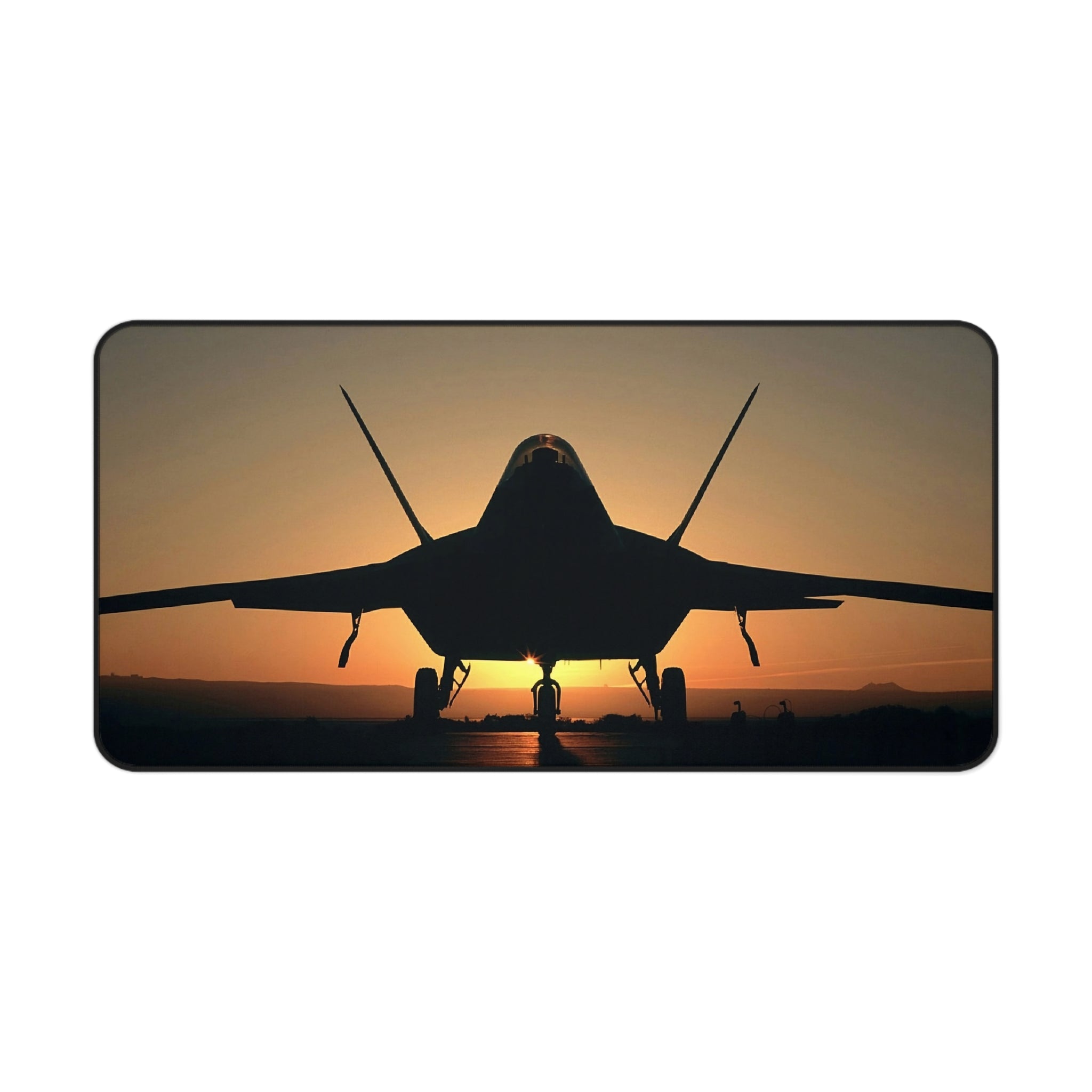 F-22 Raptor Desk Mat - I Love a Hangar