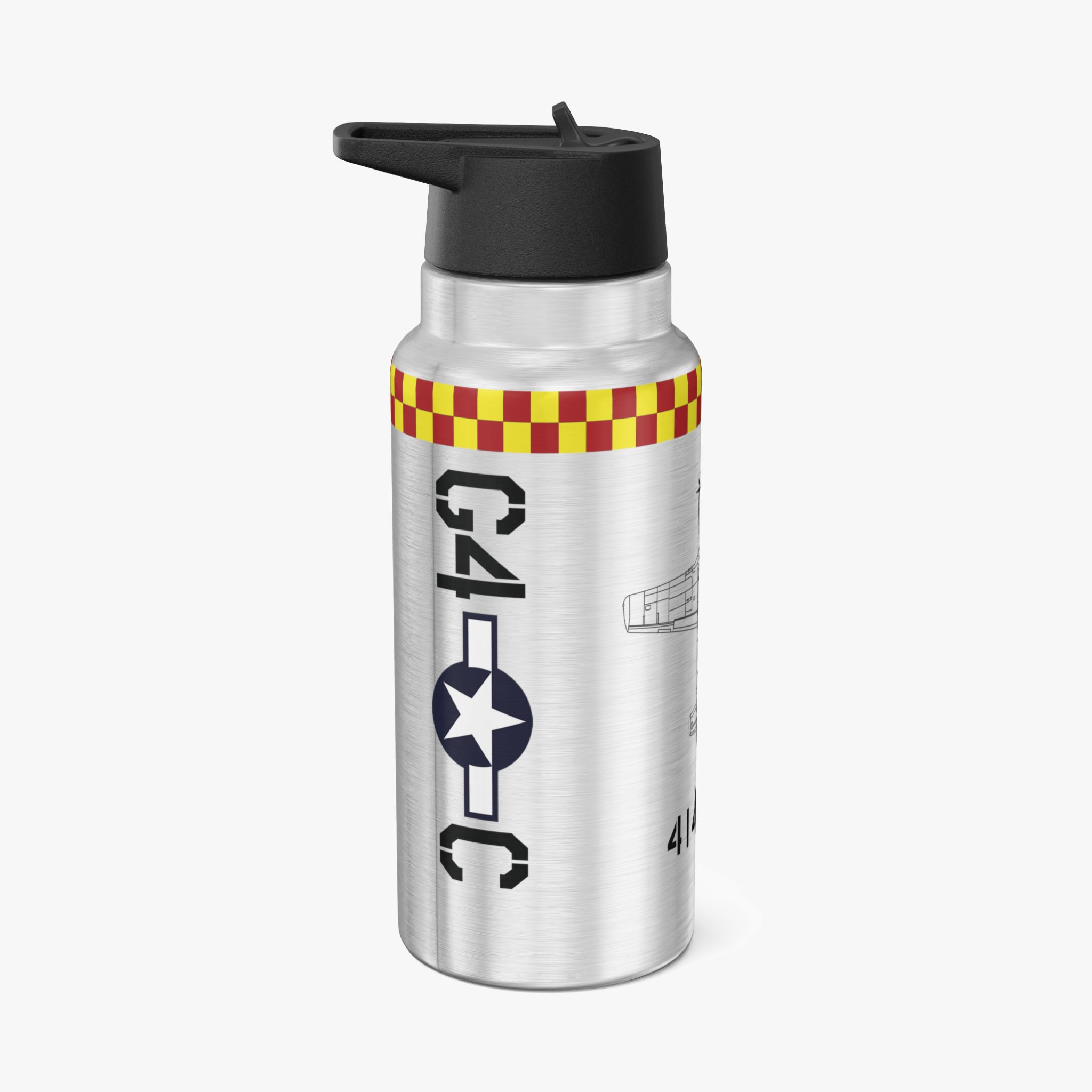 P-51 "Nooky Booky IV" Tumbler, 32oz (950ml) - I Love a Hangar