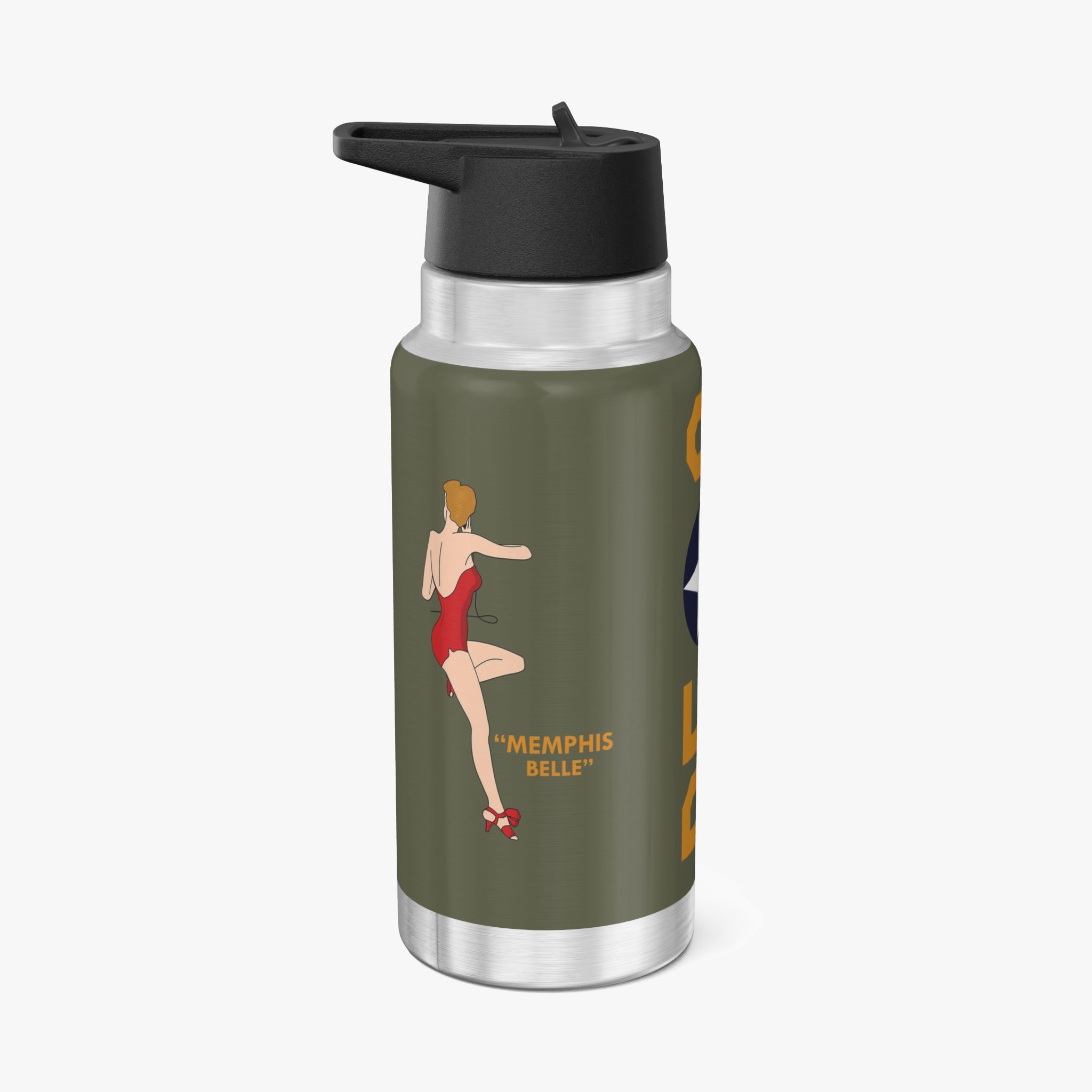 B-17 "Memphis Belle" Tumbler, 32oz (950ml) - I Love a Hangar