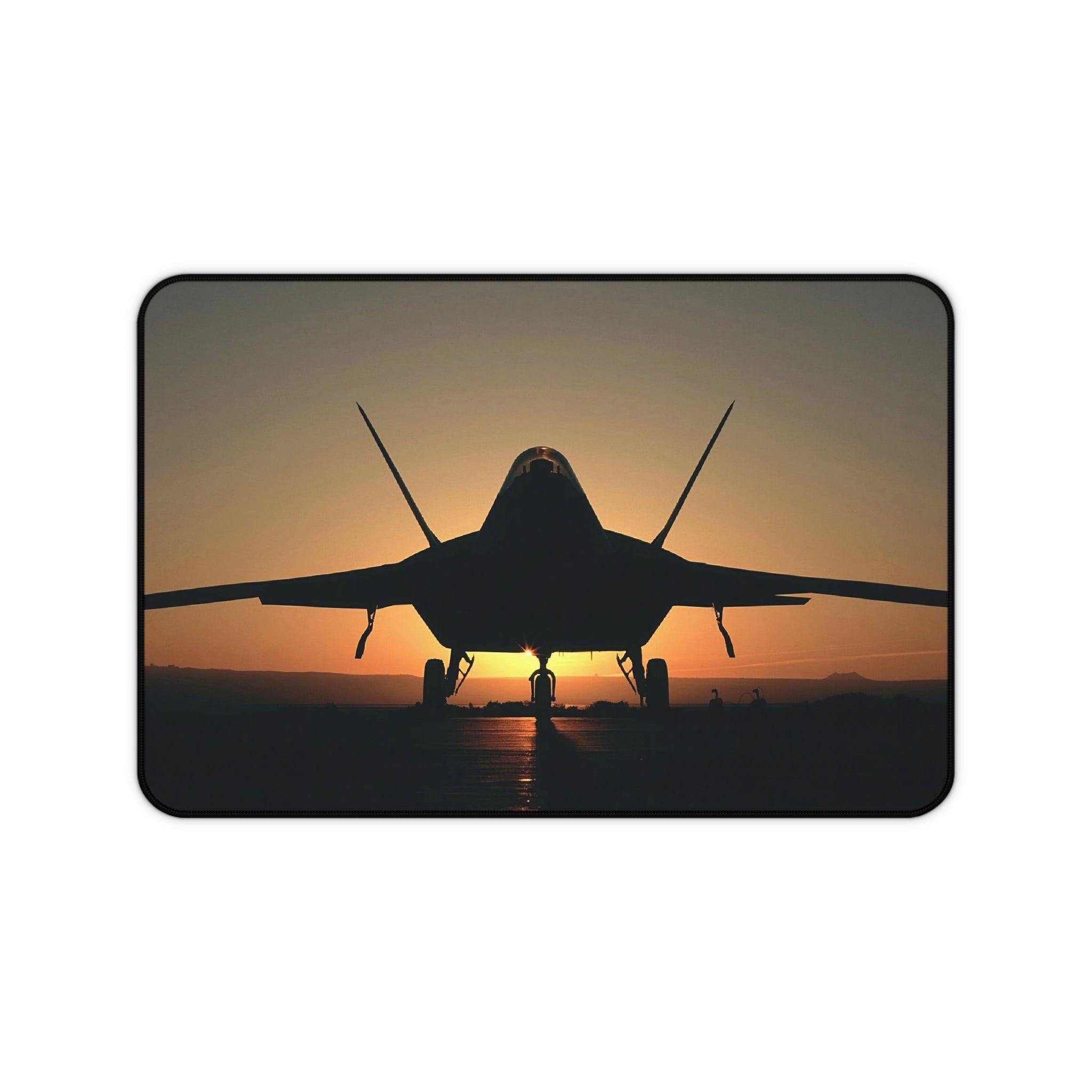 F-22 Raptor Desk Mat - I Love a Hangar