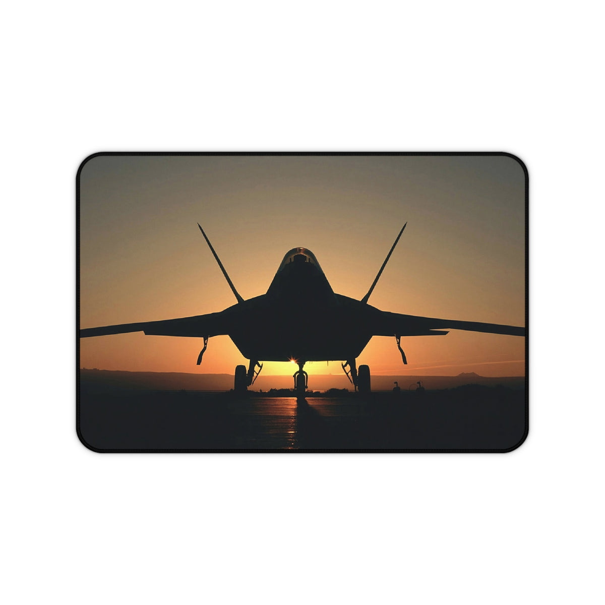 F-22 Raptor Desk Mat - I Love a Hangar