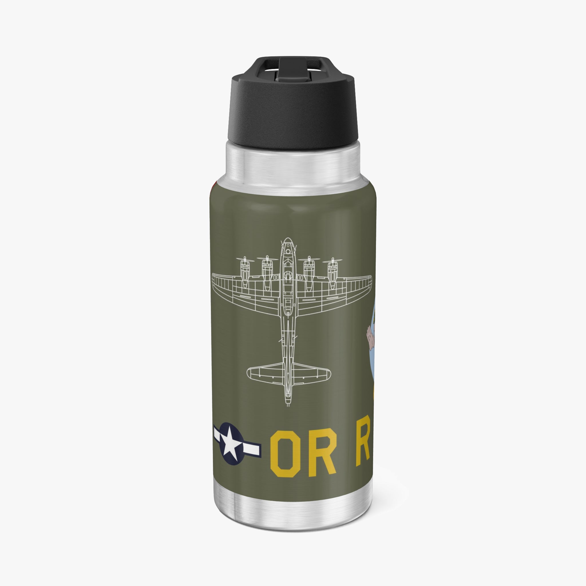 B-17 "Nine-O-Nine" Tumbler, 32oz (950ml) - I Love a Hangar