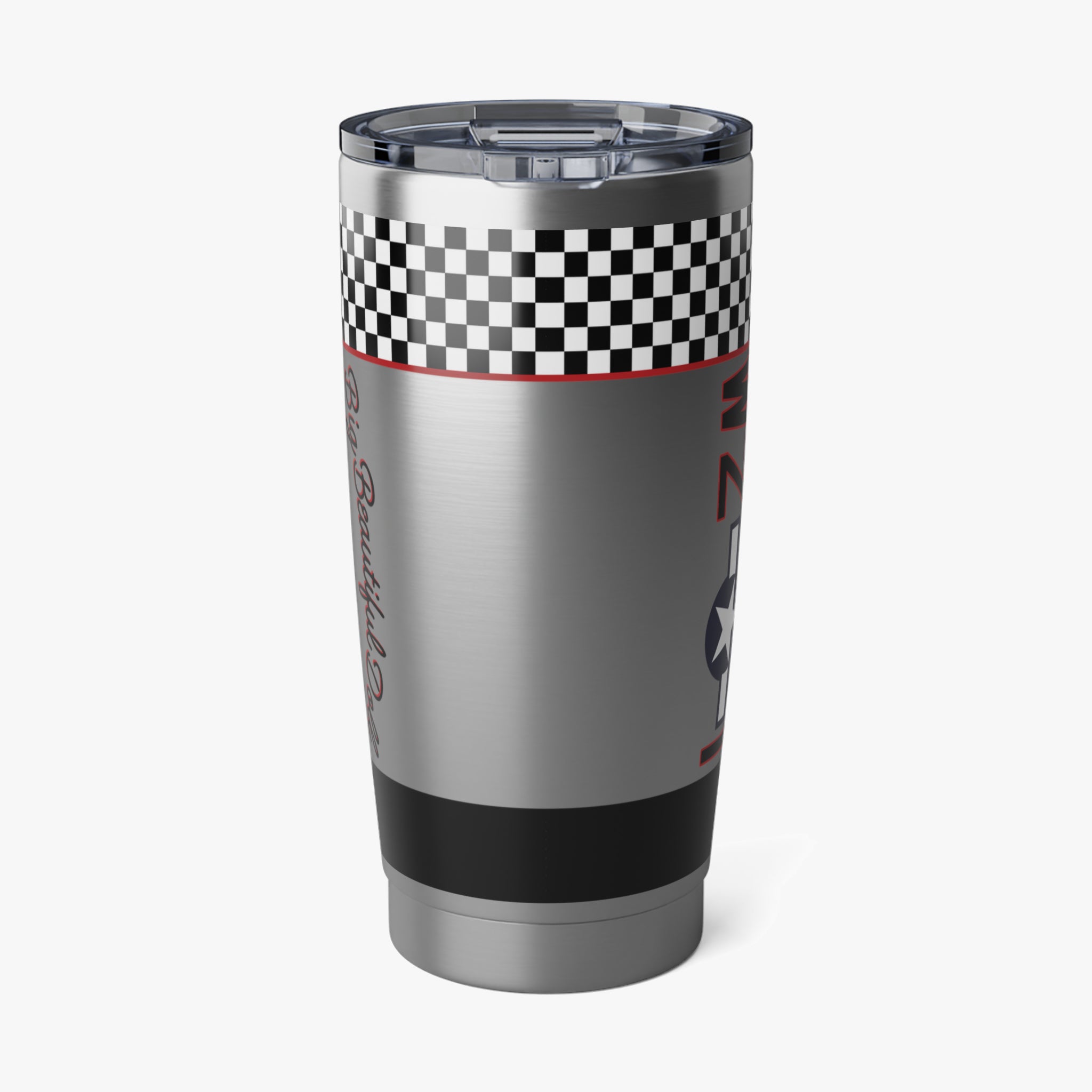 P-51 "Big Beautiful Doll" Inspired 20oz (590ml) Stainless Steel Tumbler - I Love a Hangar