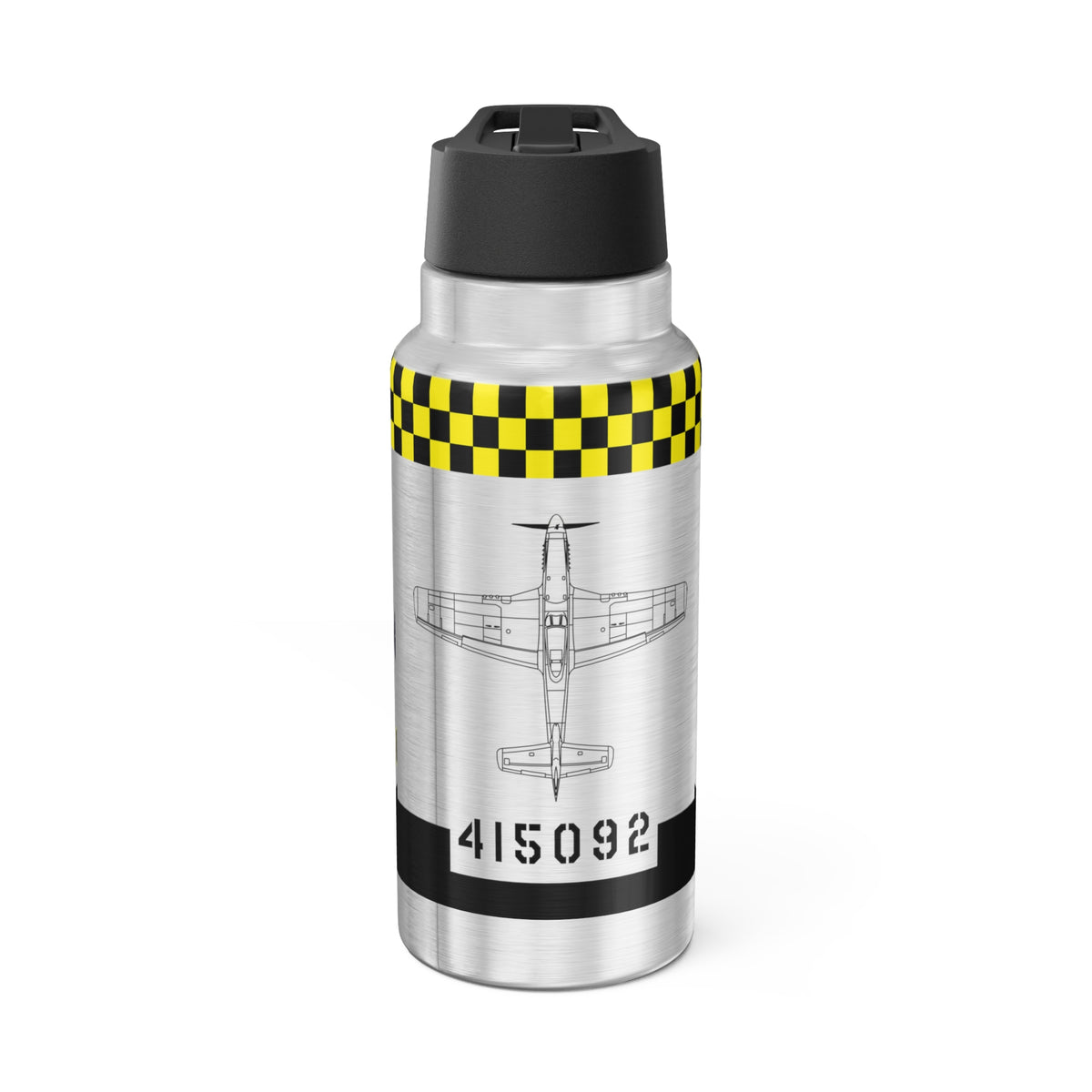 P-51 "Alabama Rammer Jammer" Inspired Tumbler, 32oz (950ml) - I Love a Hangar