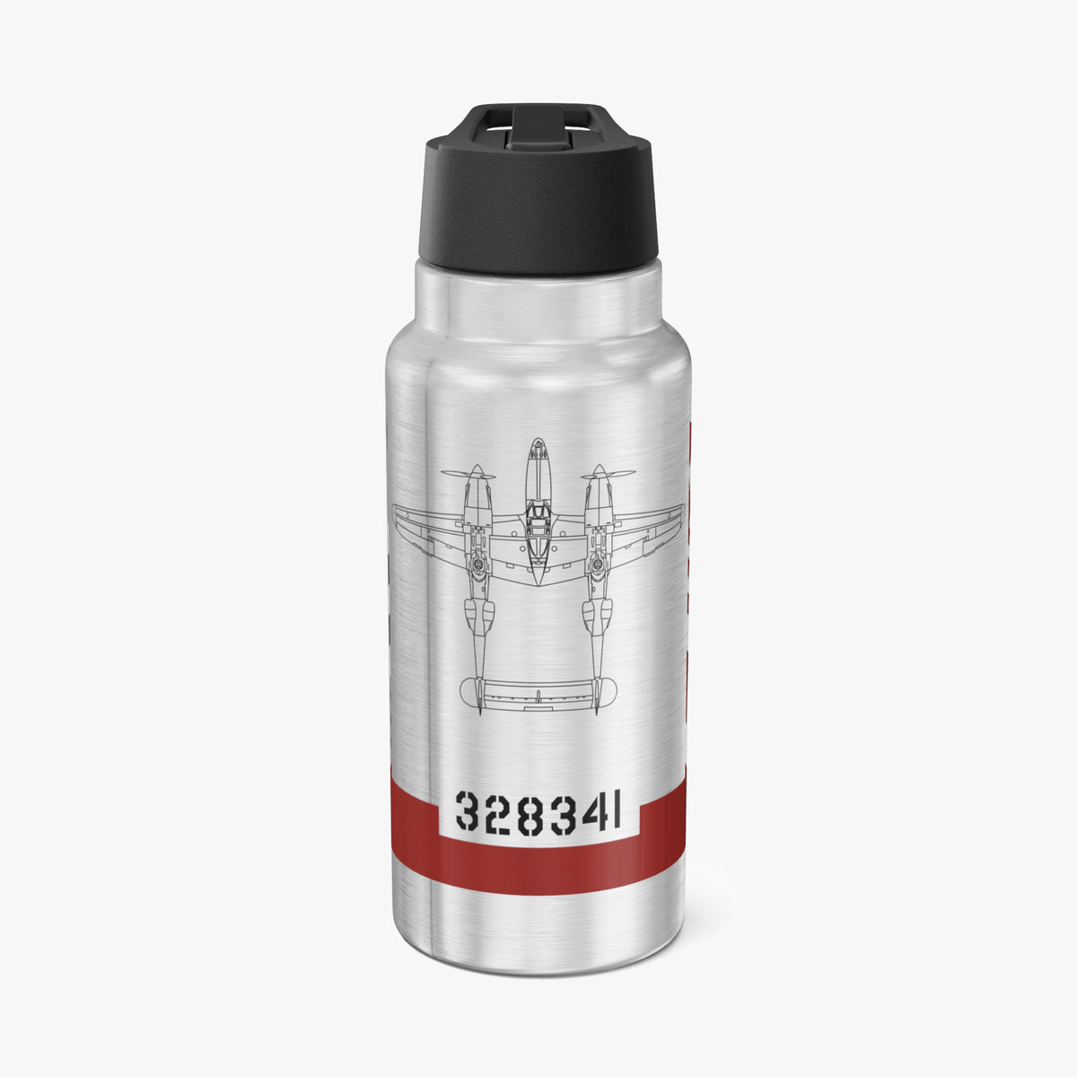P-38 "SCAT III" Inspired Tumbler, 32oz (950ml) - I Love a Hangar