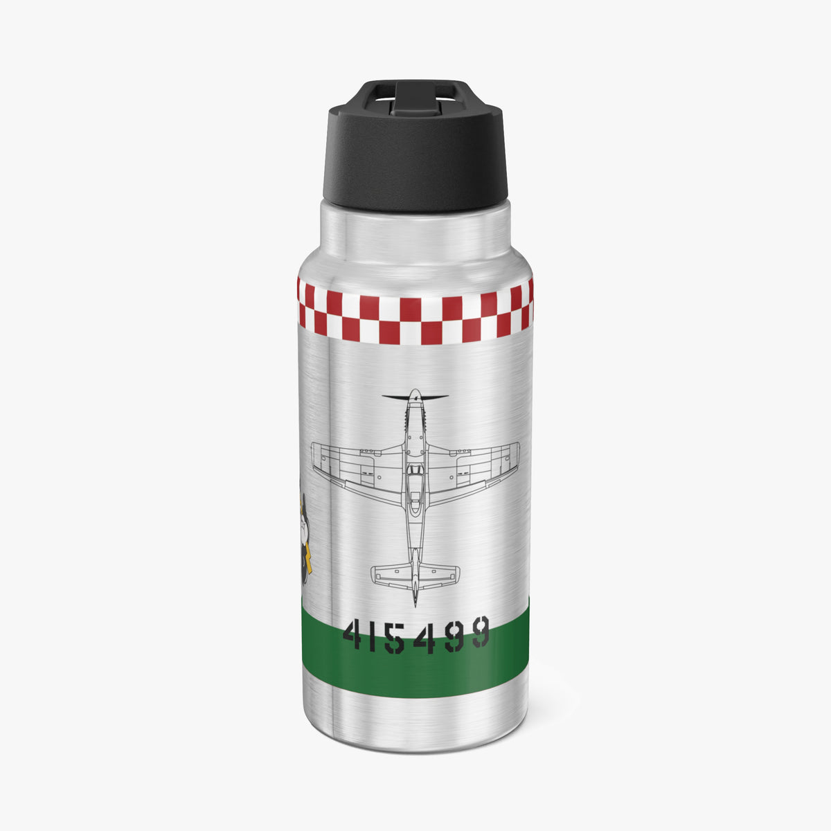 P-51 "Punkie II" Tumbler, 32oz (950ml) - I Love a Hangar