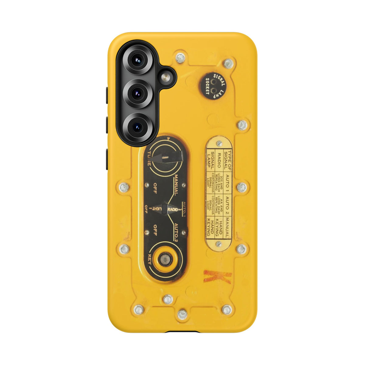 SCR-578 "Gibson Girl" Survival Radio Style Tough Phone Cases – Samsung Galaxy Compatible