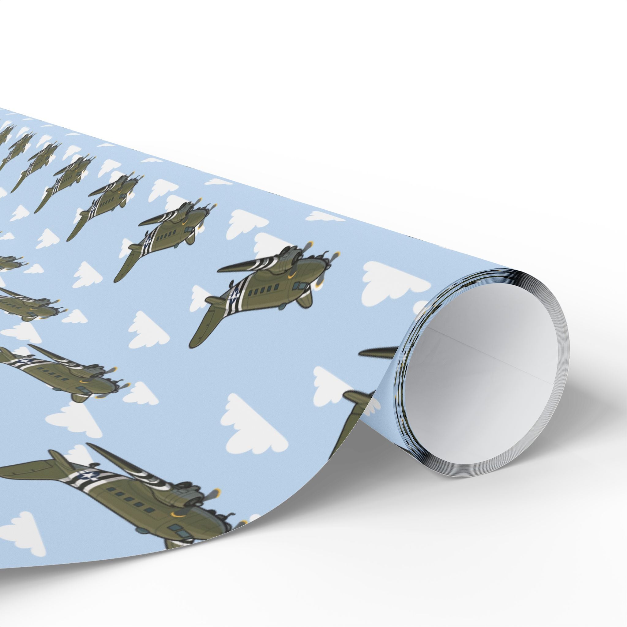 C-47 Skytrain Wrapping Paper -  Sky Blue