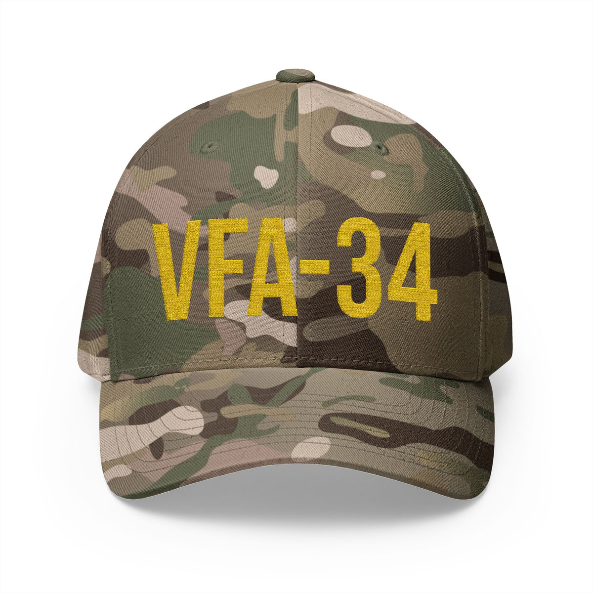 Custom Squadron Embroidered Structured Twill Cap