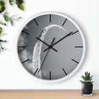 Black & White Wall Aerobatic Clock - I Love a Hangar