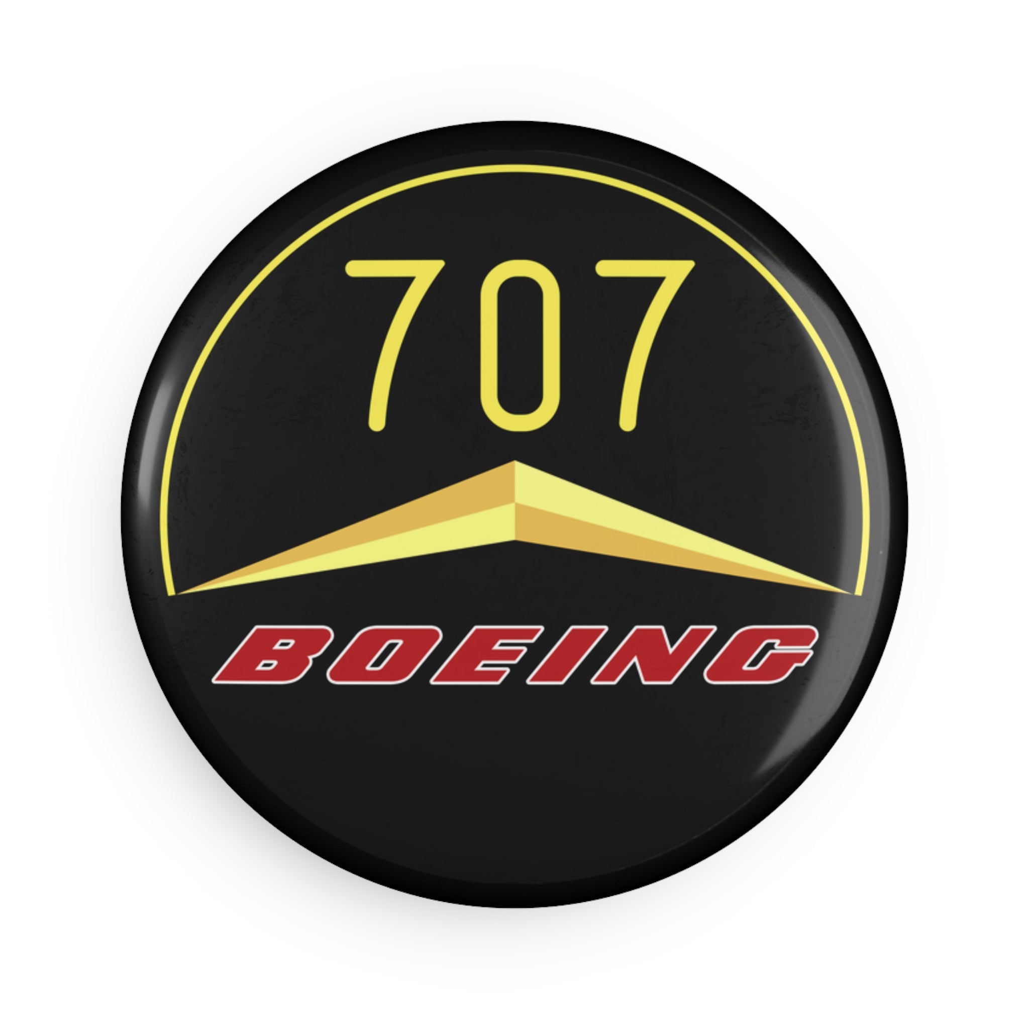 707 Control Yoke Cap Button Magnet, Round (1 & 10 pcs) - I Love a Hangar