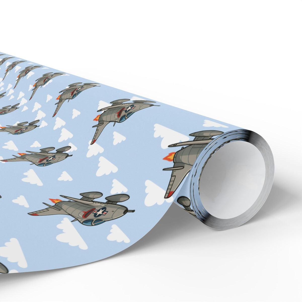 A-4 Skyhawk Wrapping Paper -  Sky Blue