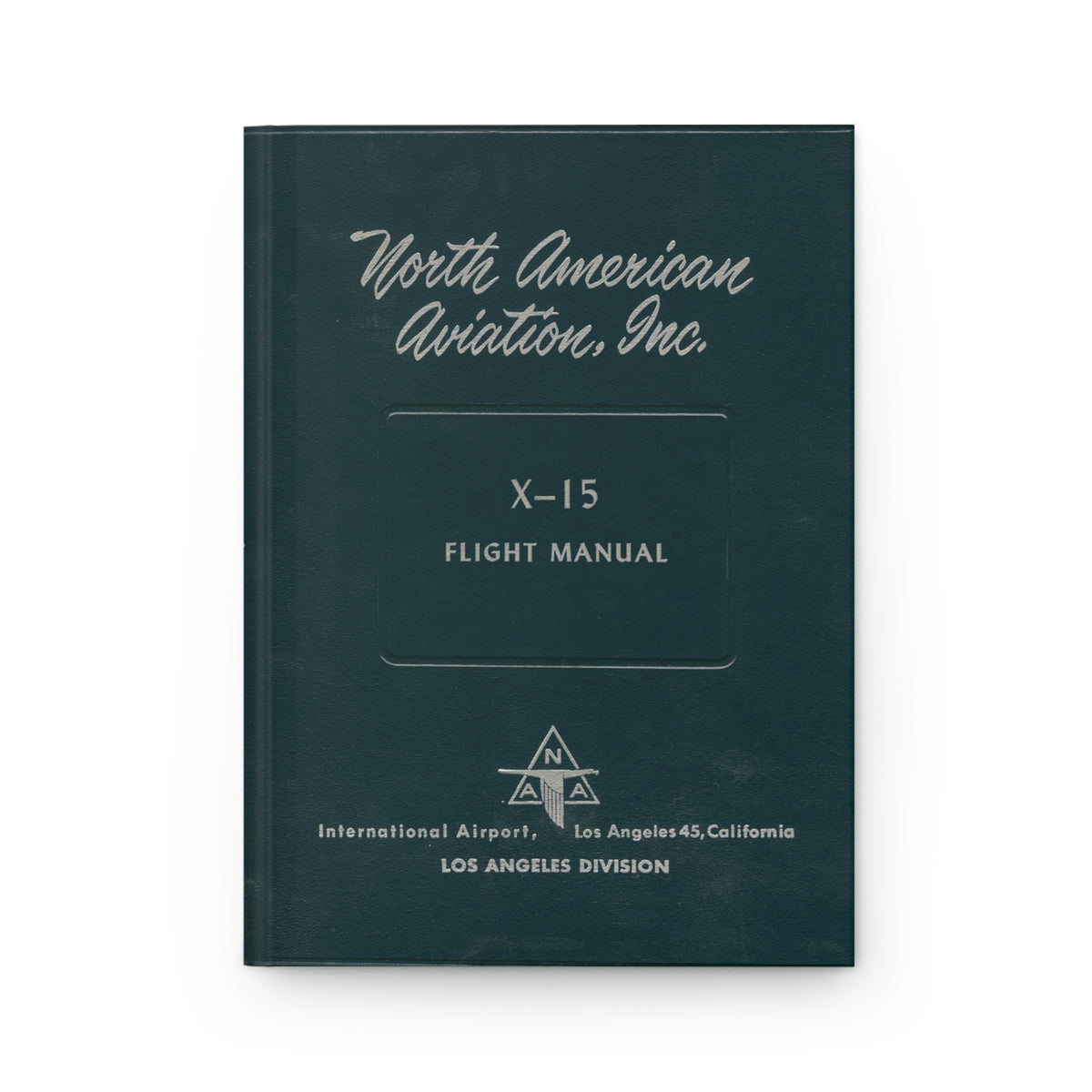 X-15 Inspired Hardcover Journal - I Love a Hangar