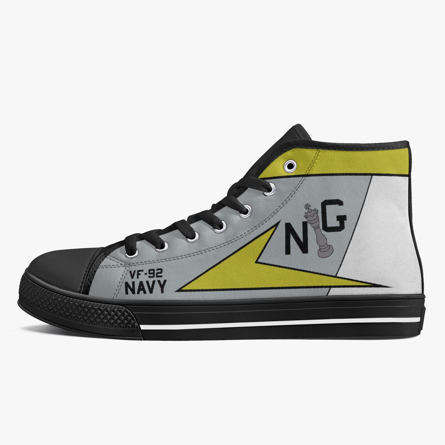 VF-92 "Silver Kings" High Top Canvas Shoes - I Love a Hangar