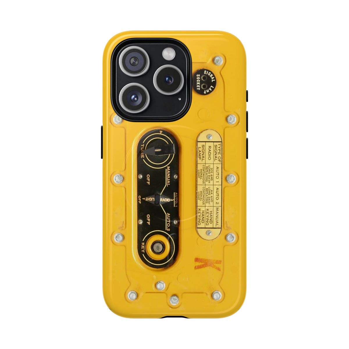 SCR-578 "Gibson Girl" Survival Radio Style Tough Magnetic Phone Cases – iPhone Compatible