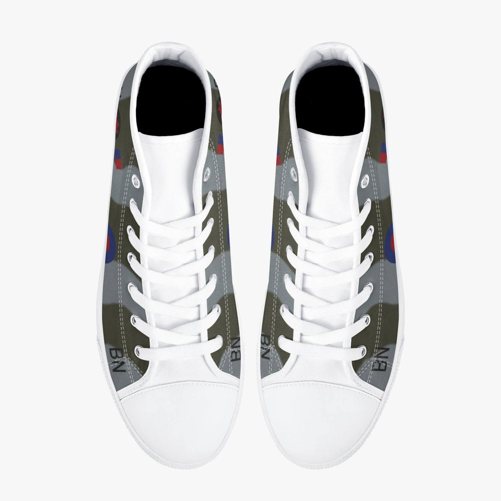 Chinook ‘Bravo November’ High Top Canvas Shoes - I Love a Hangar