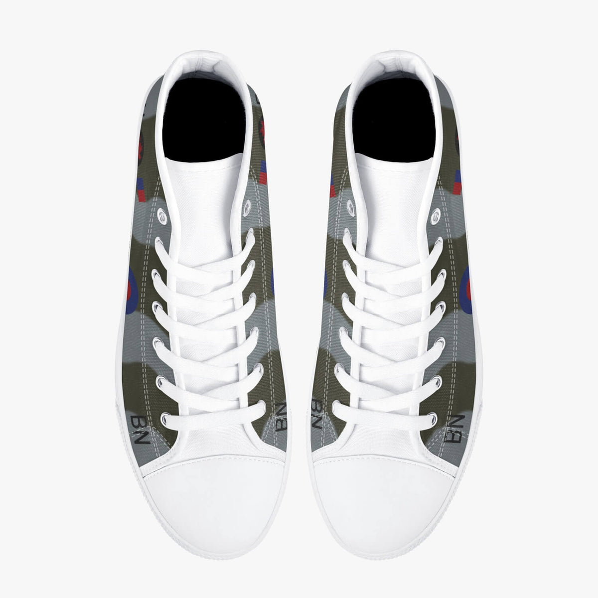 Chinook ‘Bravo November’ High Top Canvas Shoes - I Love a Hangar