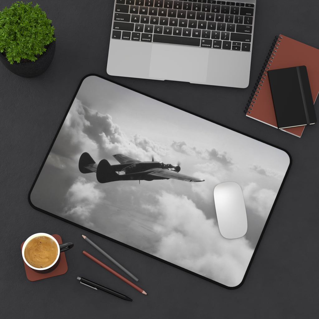 P-61 Black Widow Desk Mat - I Love a Hangar
