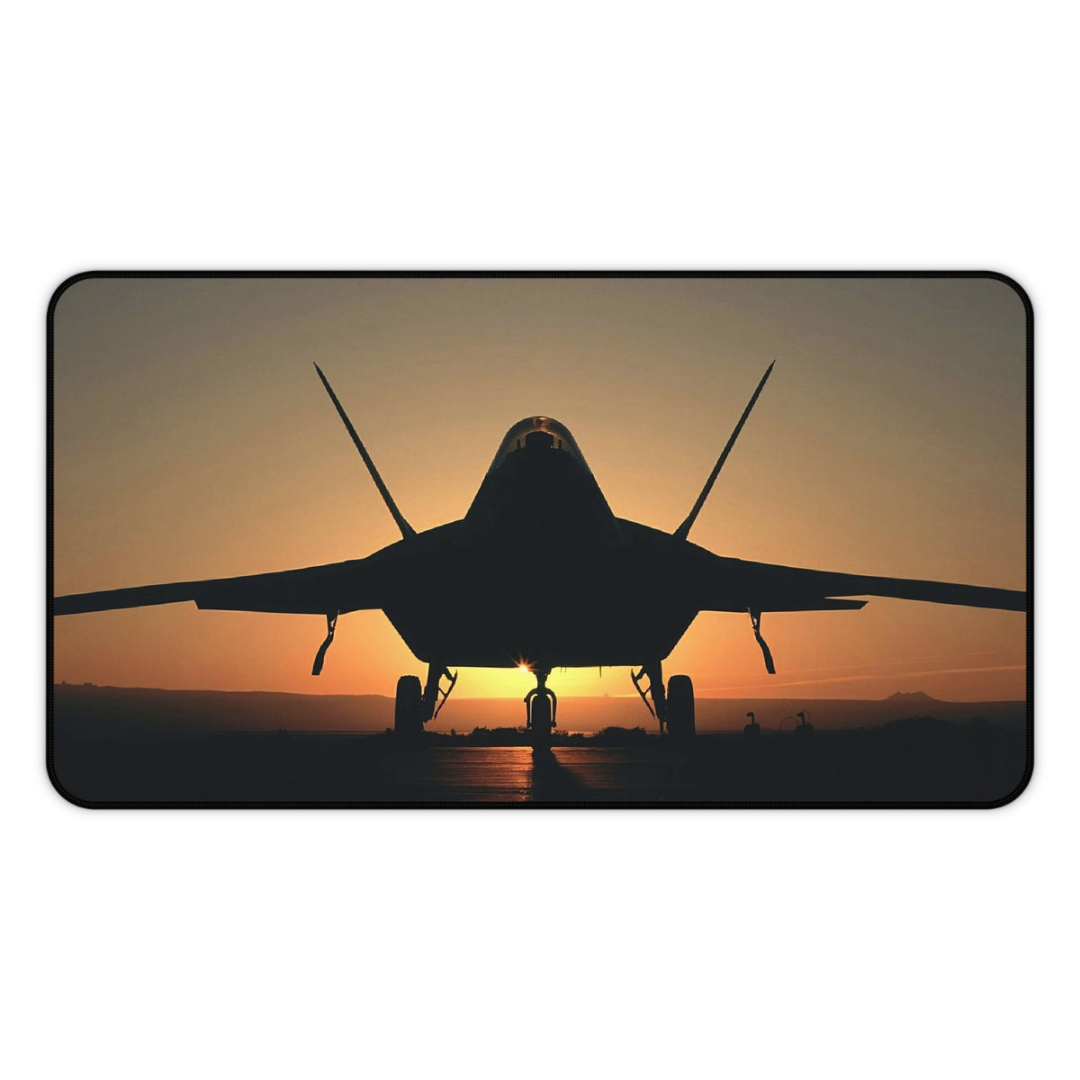 F-22 Raptor Desk Mat - I Love a Hangar