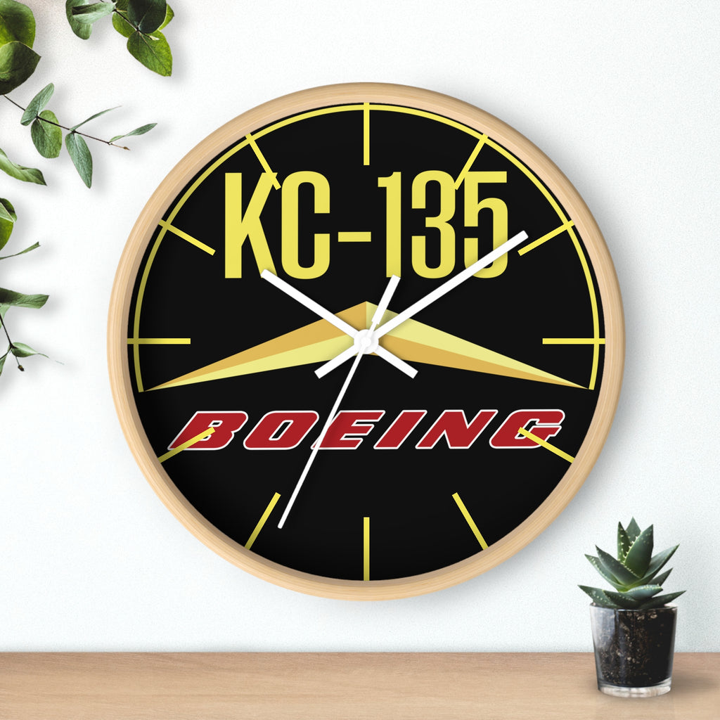 KC-135 Yoke Cap Wall Clock - I Love a Hangar
