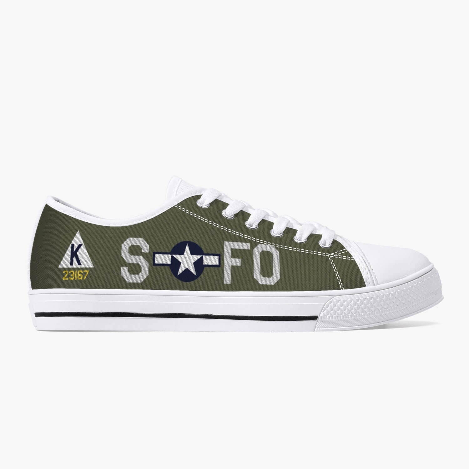 B-17 "Ye Olde Pub" Low Top Canvas Shoes - I Love a Hangar