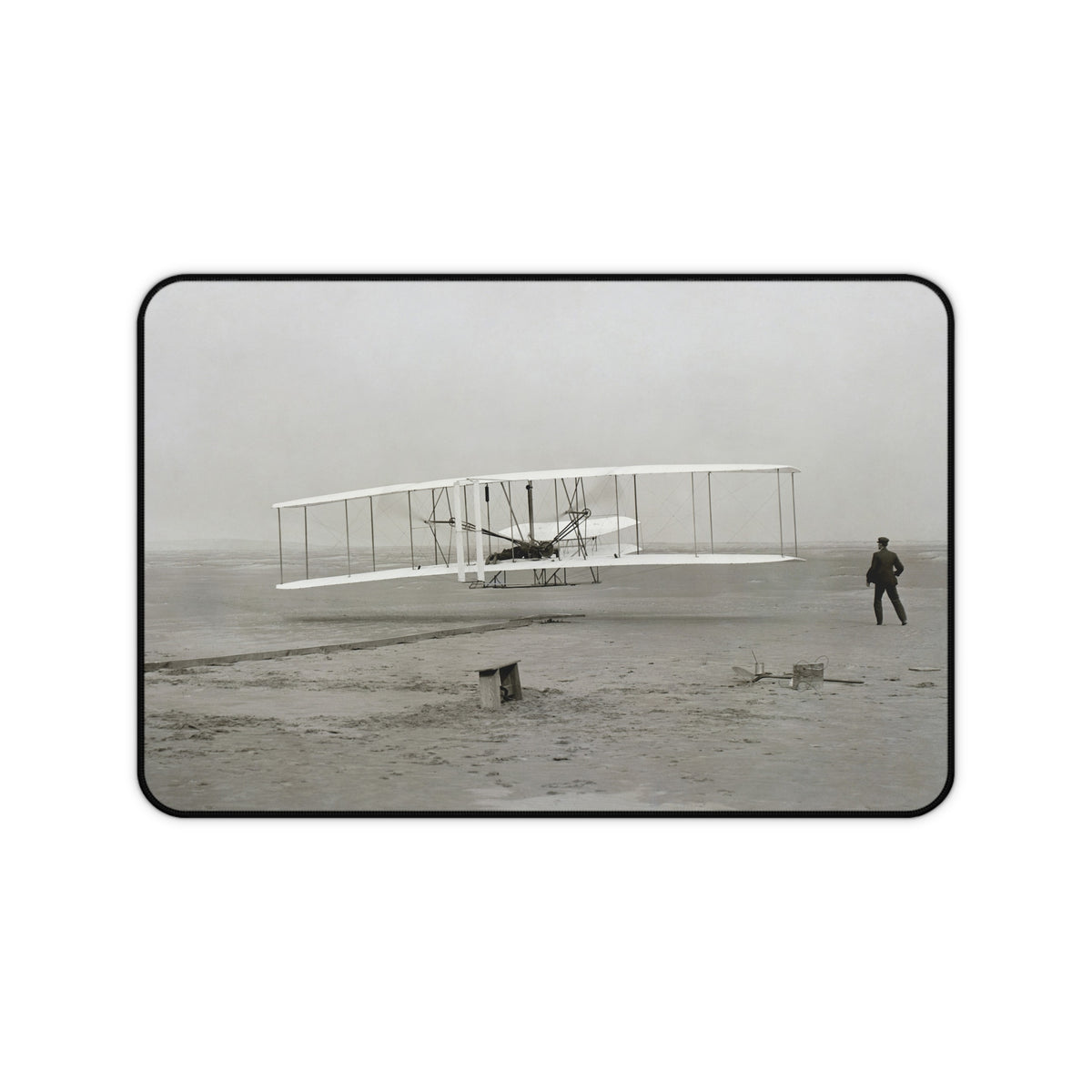 Wright Brothers Desk Mat - I Love a Hangar