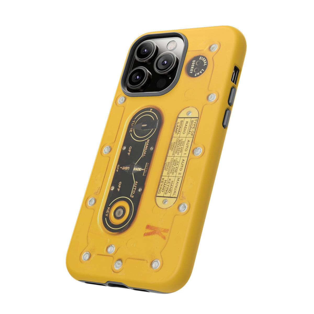 SCR-578 "Gibson Girl" Survival Radio Style Tough Phone Cases – iPhone Compatible