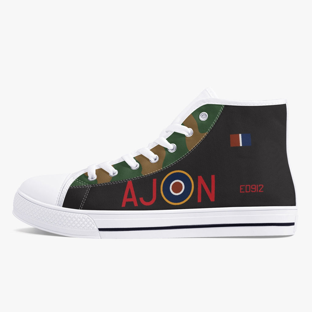 Lancaster "AJ-N"  High Top Canvas Shoes - I Love a Hangar