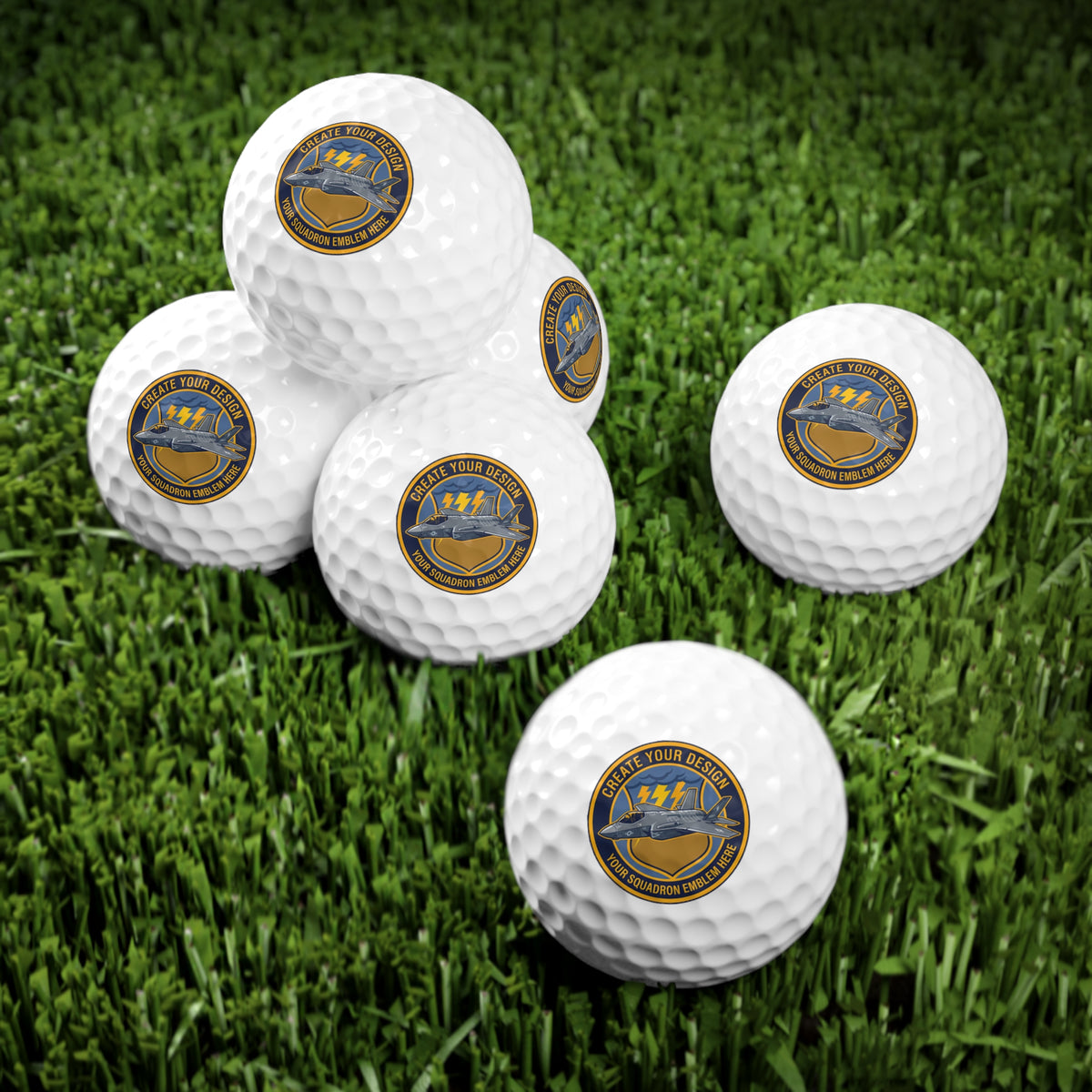 Custom Squadron  Golf Balls (6 pack)
