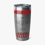 P-51 "American Beauty" Inspired 20oz (590ml) Stainless Steel Tumbler - I Love a Hangar
