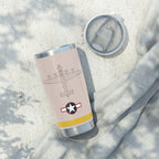 B-24 "Strawberry Bitch" 20oz (590ml) Stainless Steel Tumbler - I Love a Hangar