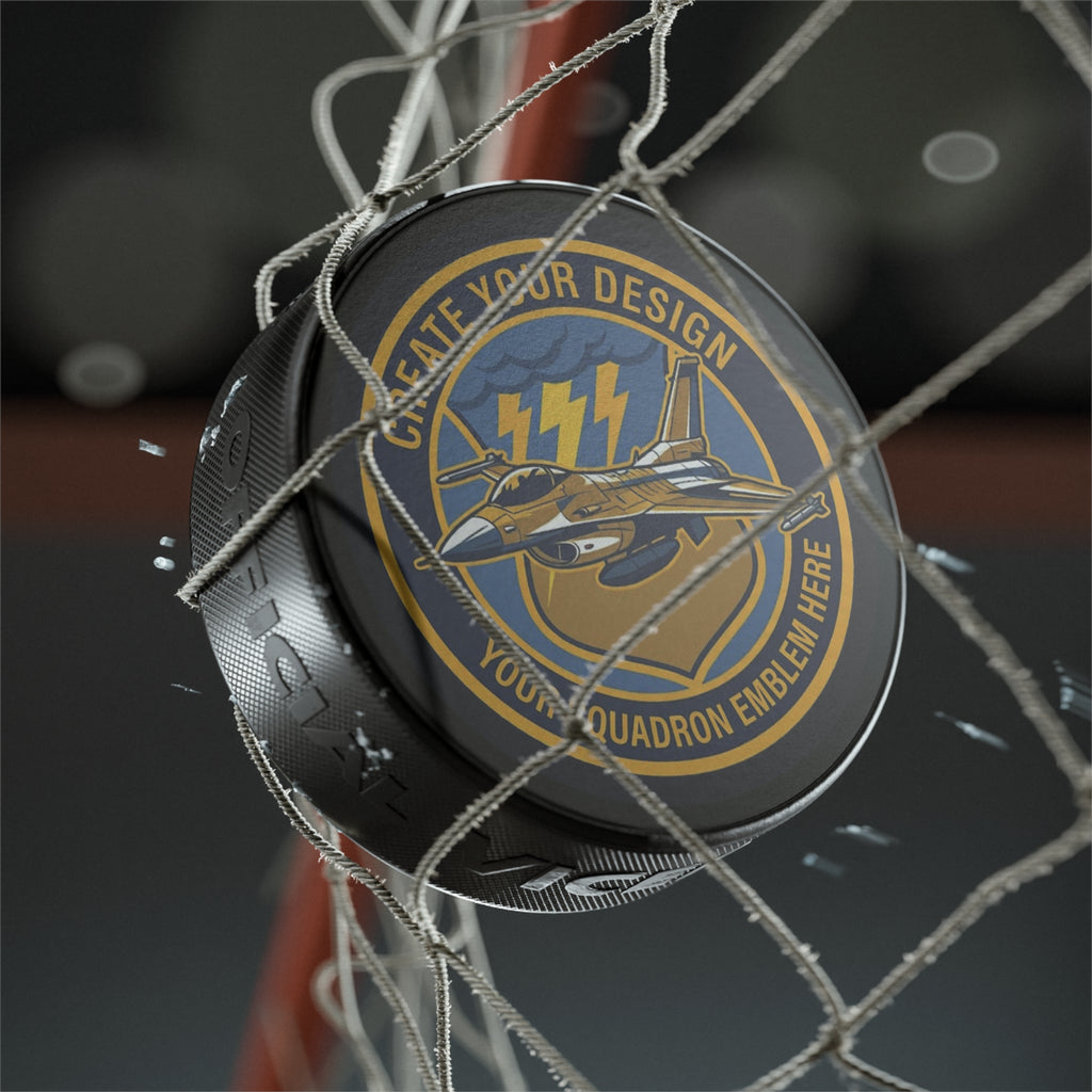 Custom Squadron Hockey Puck