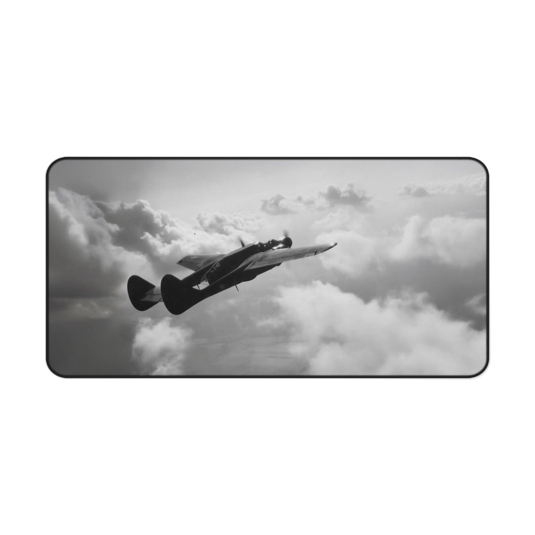P-61 Black Widow Desk Mat - I Love a Hangar