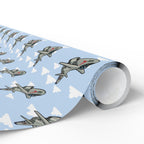 A-3 Skywarrior Wrapping Paper -  Sky Blue
