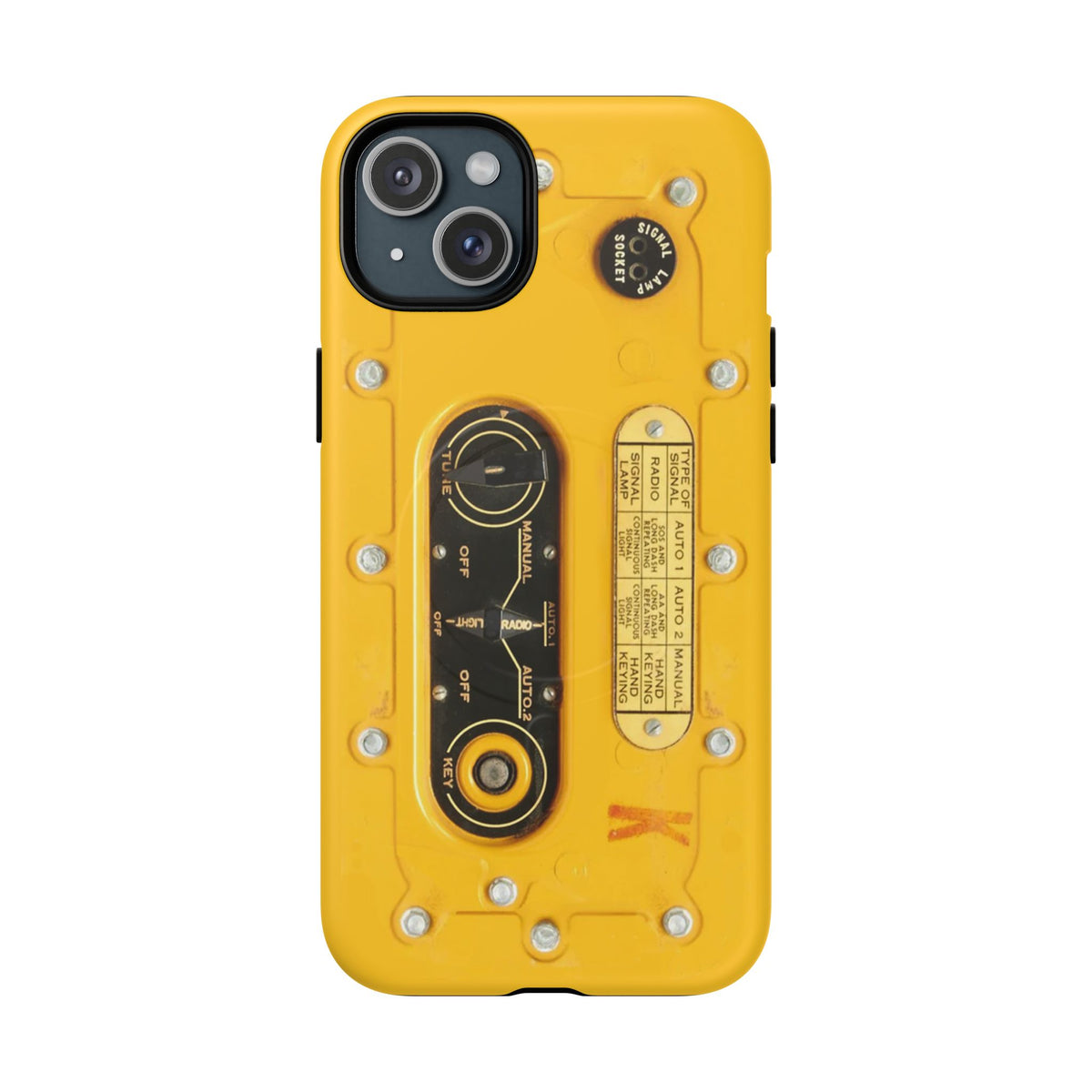 SCR-578 "Gibson Girl" Survival Radio Style Tough Magnetic Phone Cases – iPhone Compatible