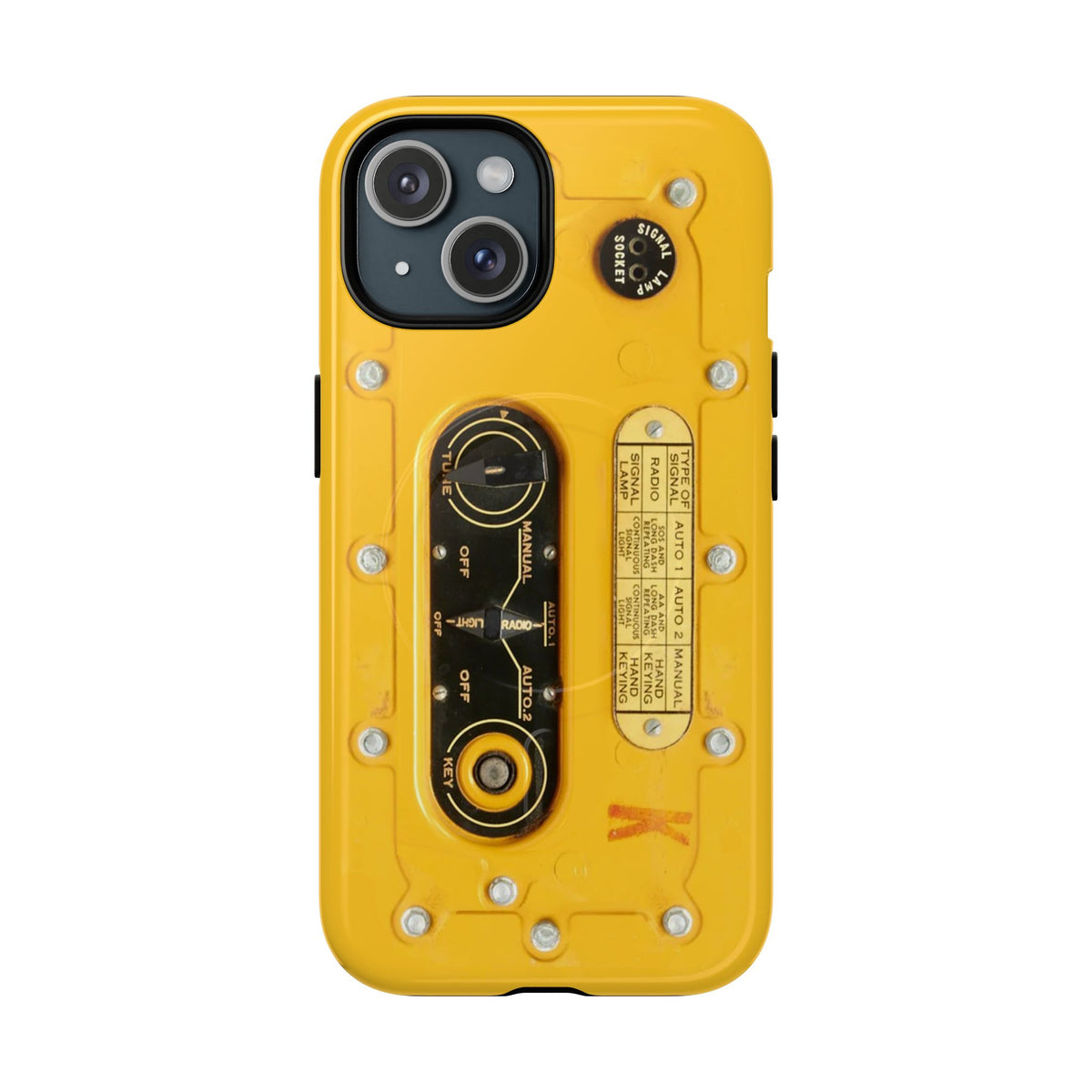 SCR-578 "Gibson Girl" Survival Radio Style Tough Magnetic Phone Cases – iPhone Compatible