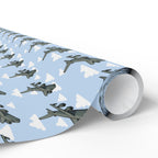 B-52 Stratofortress Wrapping Paper -  Sky Blue