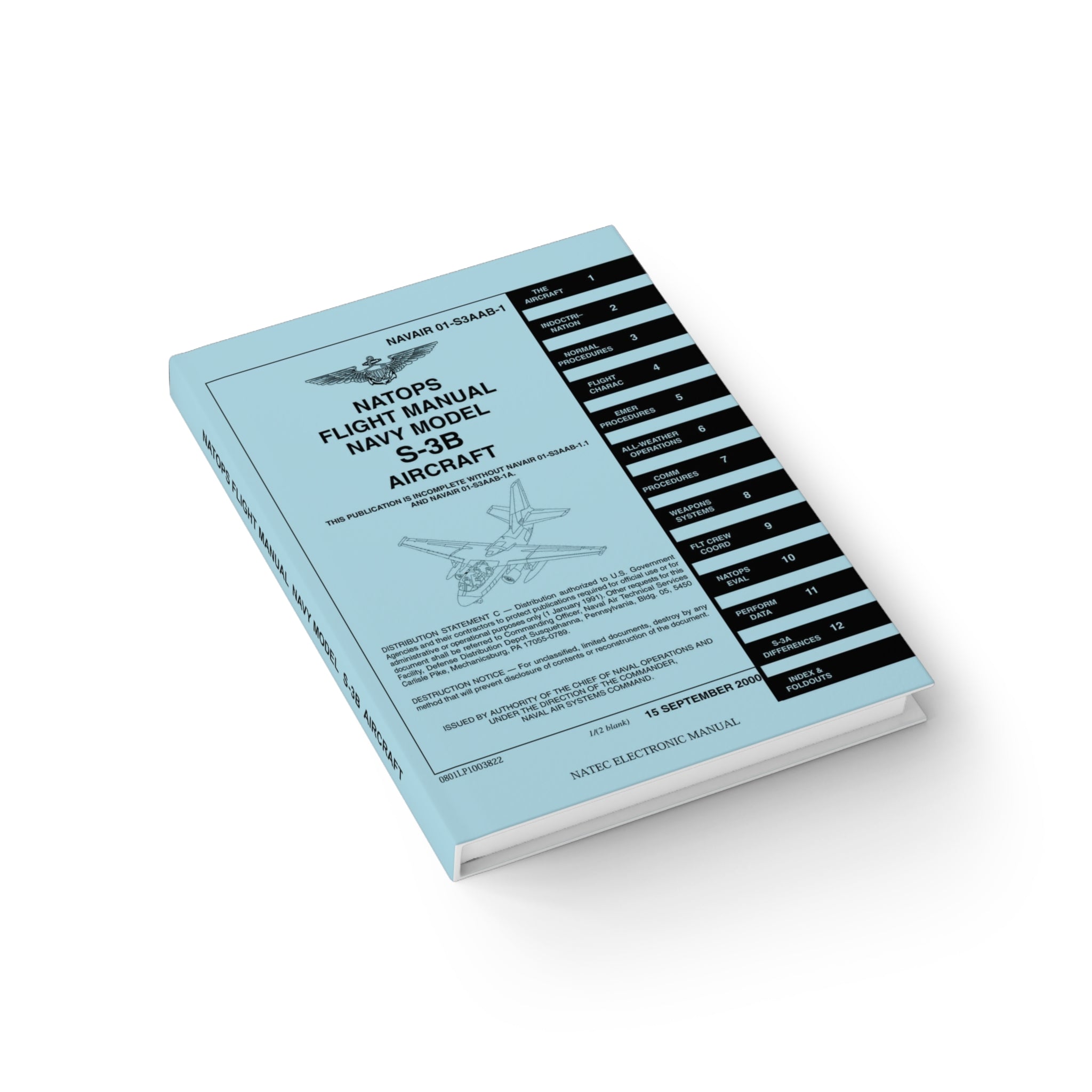 S-3B Viking NATOPS Inspired Hardcover Journal