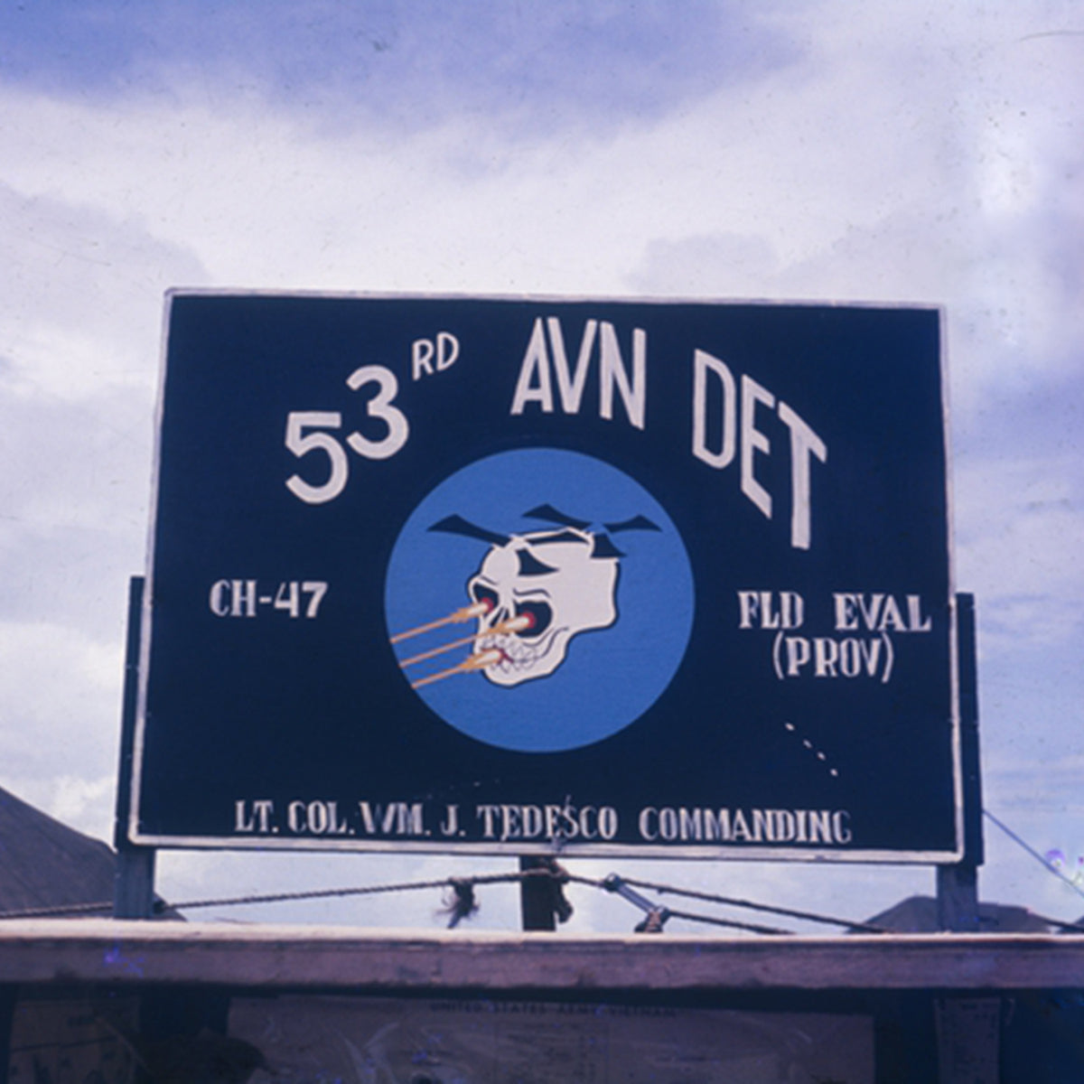 53rd Aviation Detachment Flag - I Love a Hangar