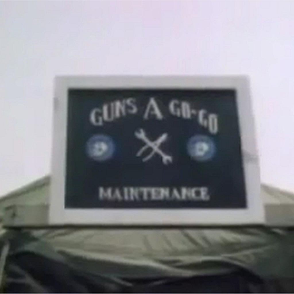"Guns A Go-Go" Flag - I Love a Hangar