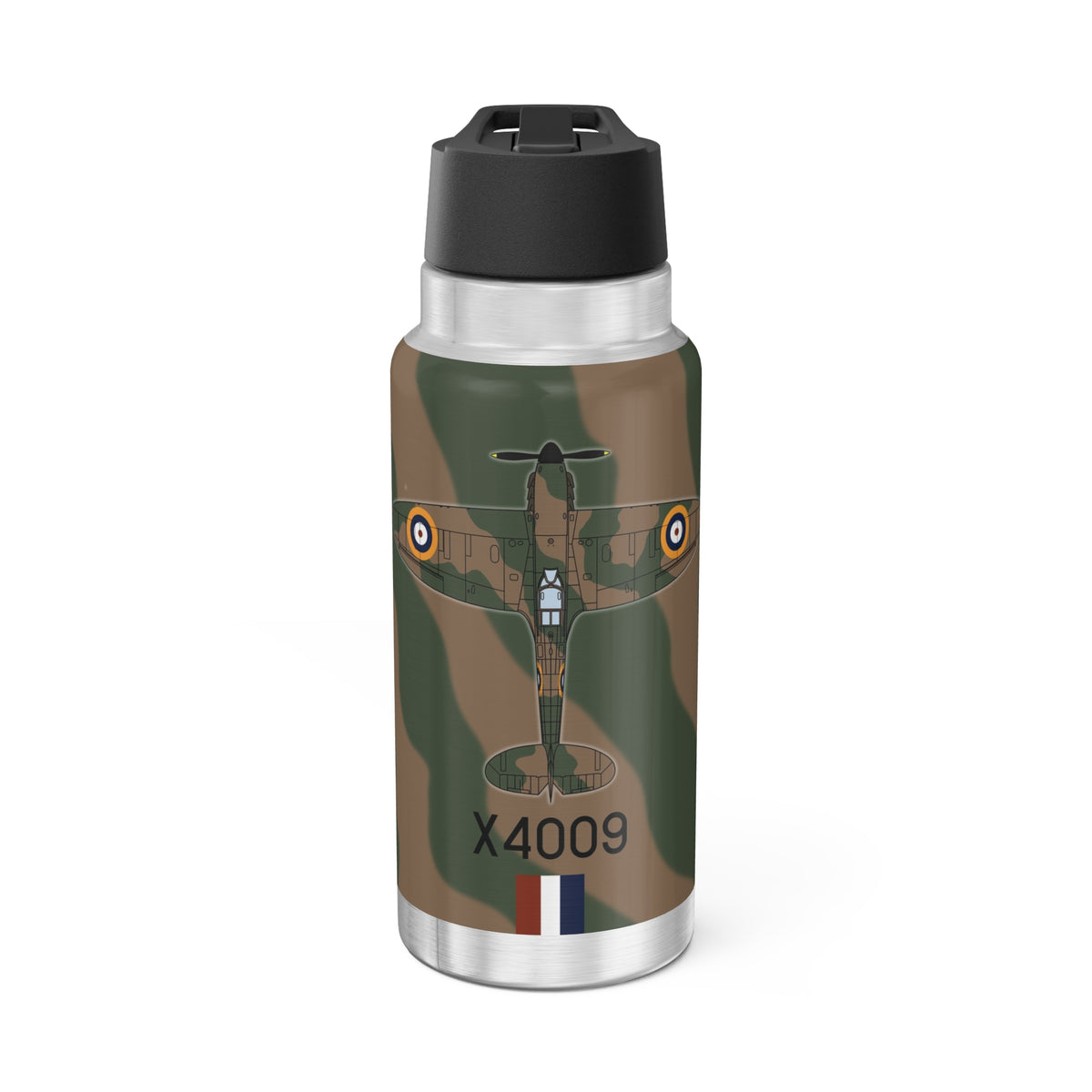Spitfire "AZ-Q" of Pat Hughes  Tumbler, 32oz (950ml) - I Love a Hangar