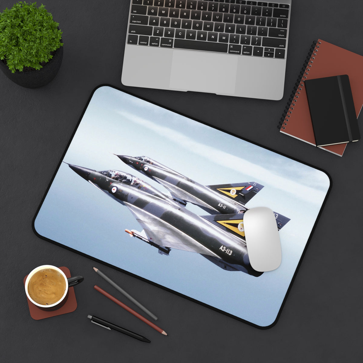 RAAF Mirage III Formation Desk Mat - I Love a Hangar
