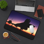 SR-71 "Blackbird" Sunset Desk Mat - I Love a Hangar