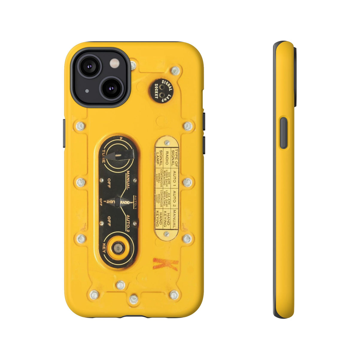 SCR-578 "Gibson Girl" Survival Radio Style Tough Phone Cases – iPhone Compatible