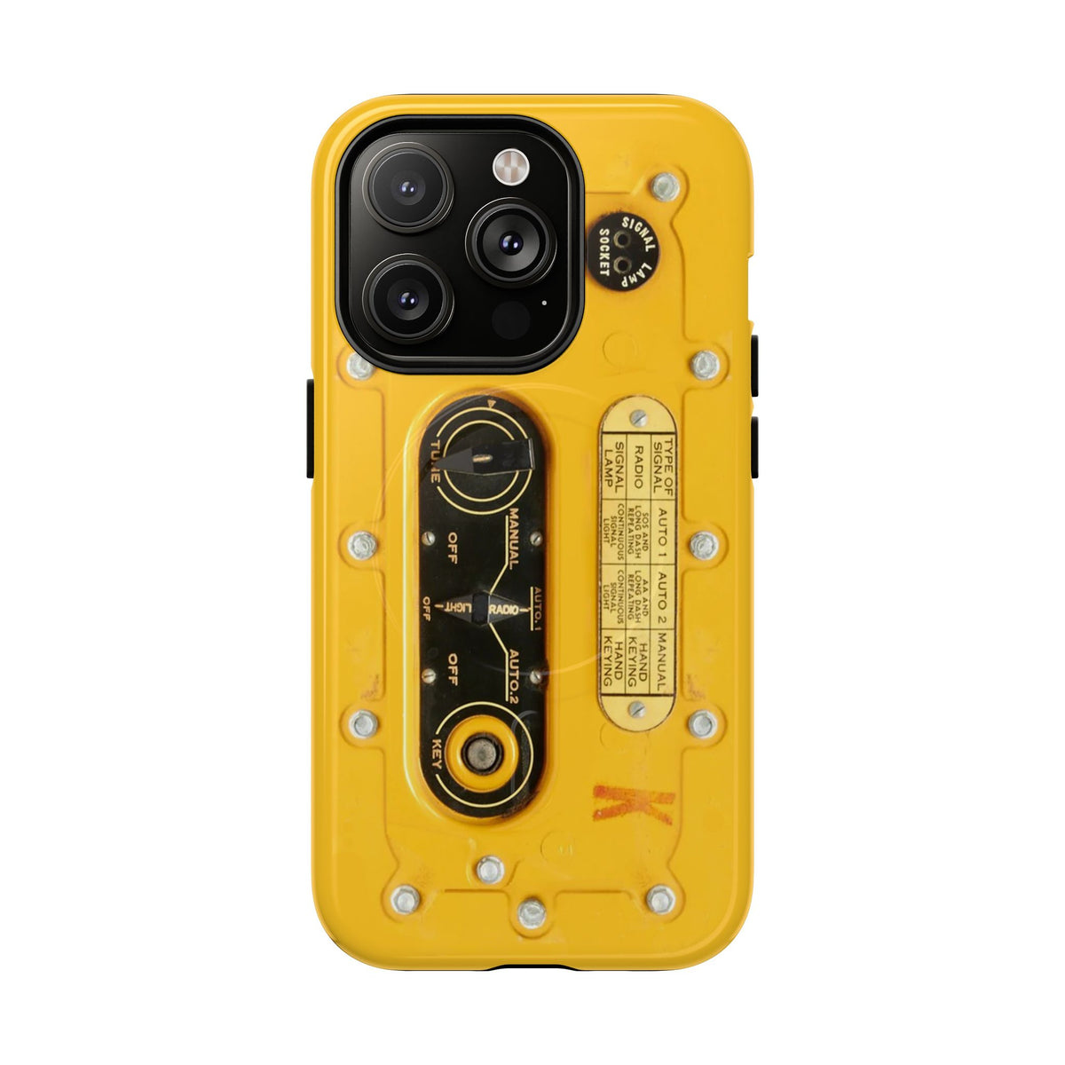 SCR-578 "Gibson Girl" Survival Radio Style Tough Magnetic Phone Cases – iPhone Compatible