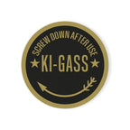KI-GASS Fuel Primer Cork Back Coaster - I Love a Hangar