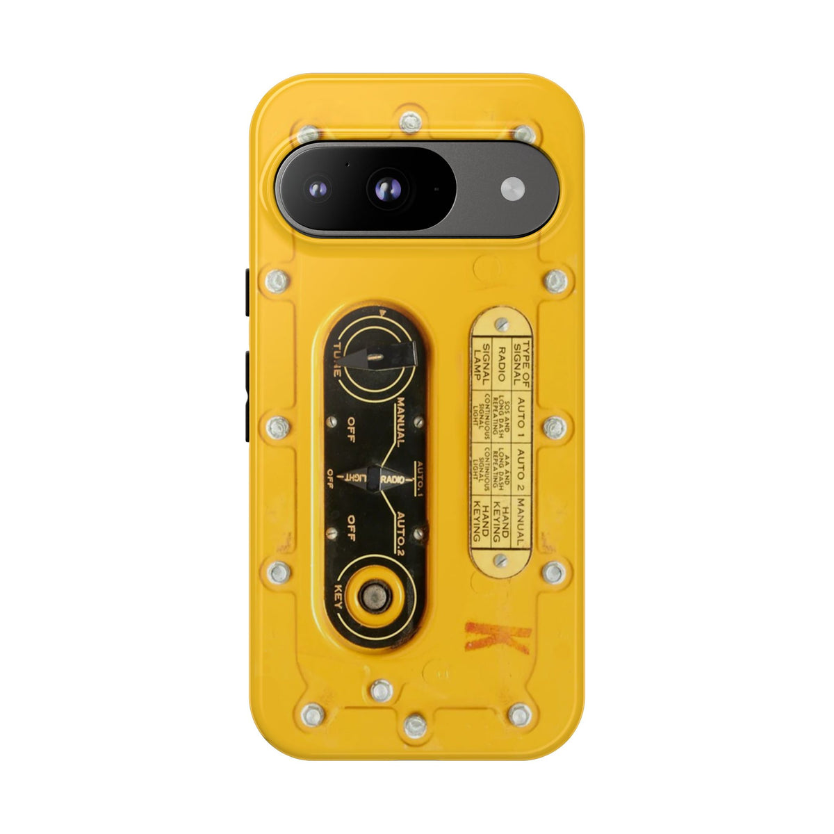 SCR-578 "Gibson Girl" Survival Radio Style Tough Phone Cases – Google Pixel Compatible